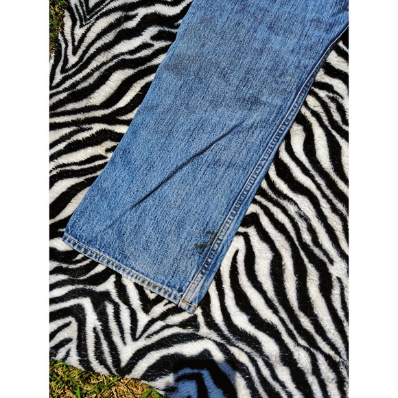 Vintage Polo Jeans Ralph Lauren Denim Mens 35x30 Loose Fit‎ Y2K Lightwash - Picture 11 of 14